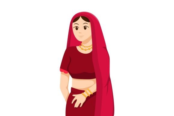 Brides Indian Wedding Character Design: A Designer's Guide