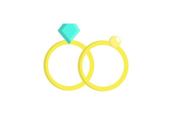 Designing Romance: The Power of Wedding Couple Ring Vector Art