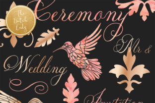 Elegant Wedding Clipart Rose Gold: A Designer's Toolkit