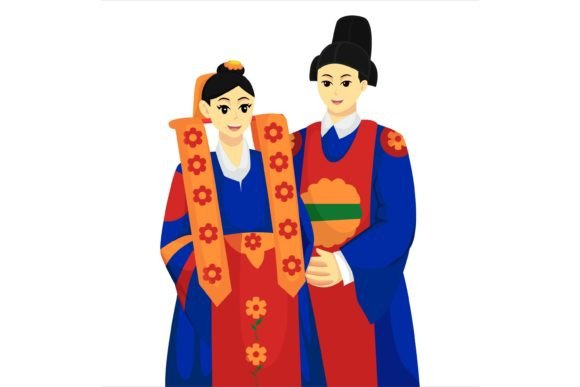 Korean Wedding Character Illustration: A Designer's Guide