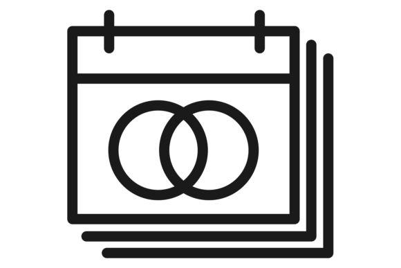 The Wedding Date Line Icon: A Modern Symbol for Timeless Moments