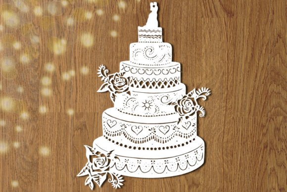 Wedding Cake Silhouette SVG, PNG, EPS: Essential Design Assets