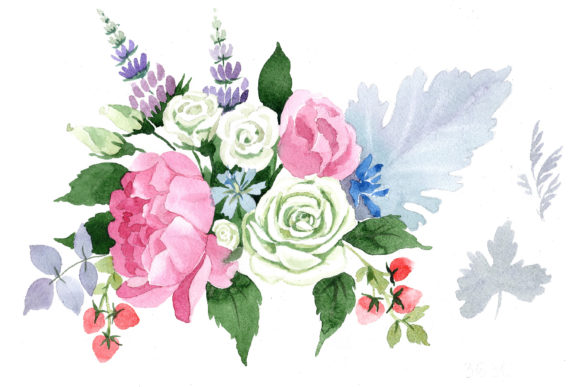 Wedding Pink Bouquet PNG Watercolor Set: A Designer's Guide